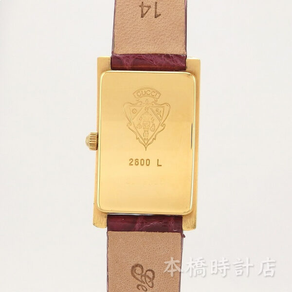 グッチ　GUCCI　2600L　レディース　機械点検・電池交換済み - 画像 (4)
