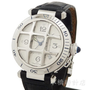 カルティエ　パシャ　コンベックスグリット　W3105955