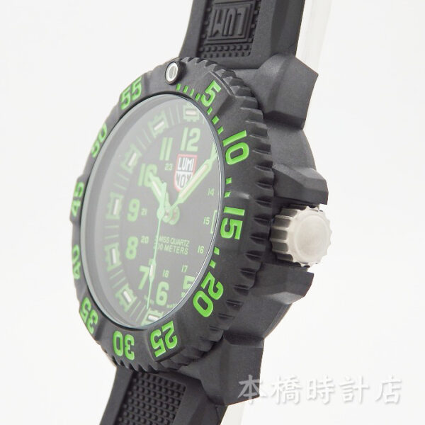 ルミノックス　LUMINOX ネイビーシールズ カラーマーク 3050シリーズ グリーン - 画像 (9)