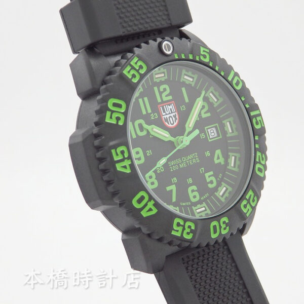 ルミノックス　LUMINOX ネイビーシールズ カラーマーク 3050シリーズ グリーン - 画像 (8)