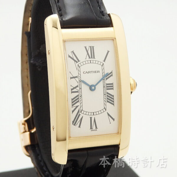 K18YG カルティエ タンクアメリカンMM W2601456　クォーツ - 画像 (2)