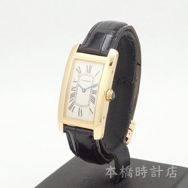 K18YG カルティエ タンクアメリカンMM W2601456　クォーツ - 画像 (5)