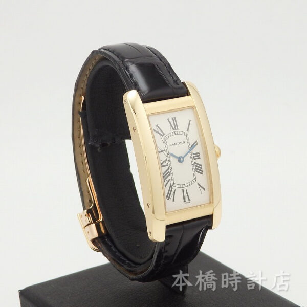 K18YG カルティエ タンクアメリカンMM W2601456　クォーツ - 画像 (6)