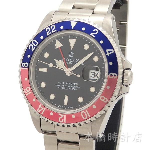 ROLEX　ロレックス　GMTマスター　16700　T番　赤青ベゼル　トリチウム