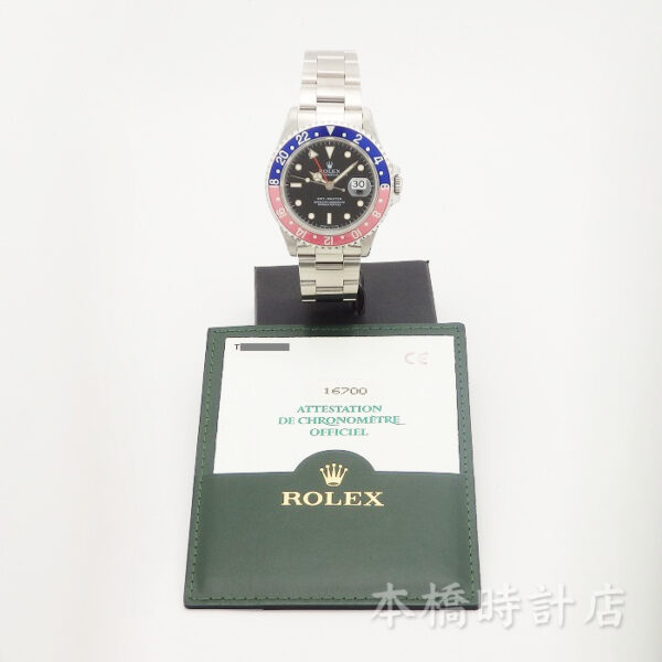 ROLEX　ロレックス　GMTマスター　16700　T番　赤青ベゼル　トリチウム - 画像 (12)