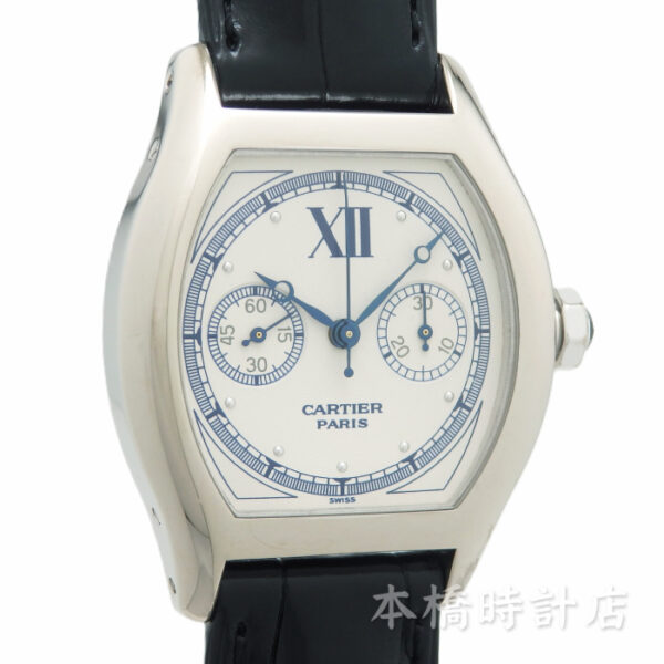カルティエ　ワンプッシュクロノ　K18WG 手巻 コレクションプリヴェ　CPCP - 画像 (3)
