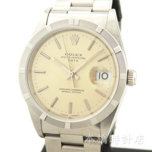 ROLEX　ロレックス　オイスターパーペチュアル　デイト　15210　S番　エンジンターンドベゼル