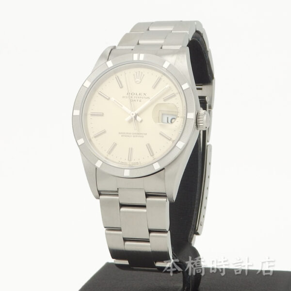 ROLEX　ロレックス　オイスターパーペチュアル　デイト　15210　S番　エンジンターンドベゼル - 画像 (6)