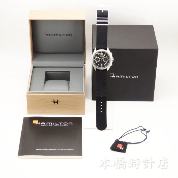 ハミルトン　カーキ パイロット　クロノ　KHAKI PILOT PIONEER AUTO CHRONO　H76456435 - 画像 (11)
