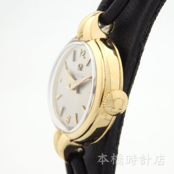 K18 OMEGA オメガ　 2616  レディース　アンティーク　Cal.244  1950年製 - 画像 (4)