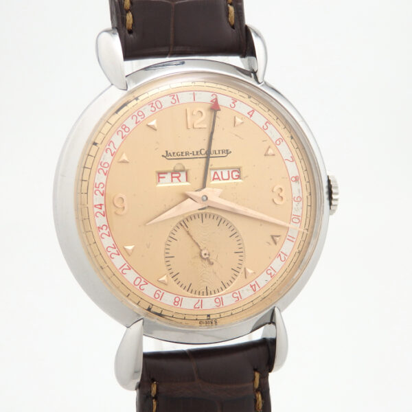 ジャガールクルト　JAEGER-LECOULTRE トリプルカレンダー　Cal484/A　手巻　1950年代 - 画像 (3)