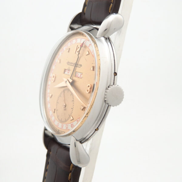 ジャガールクルト　JAEGER-LECOULTRE トリプルカレンダー　Cal484/A　手巻　1950年代 - 画像 (4)