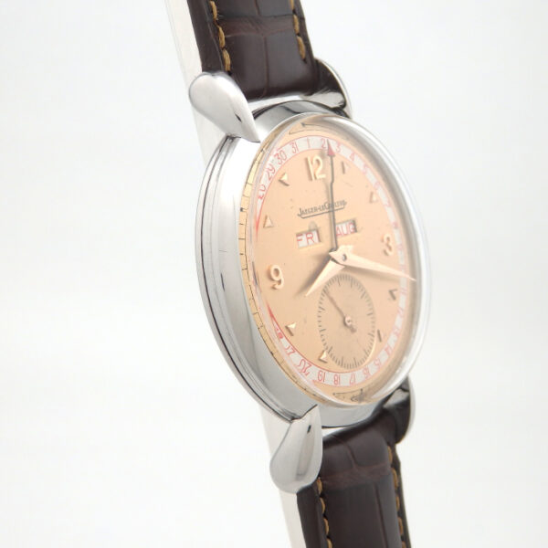 ジャガールクルト　JAEGER-LECOULTRE トリプルカレンダー　Cal484/A　手巻　1950年代 - 画像 (5)