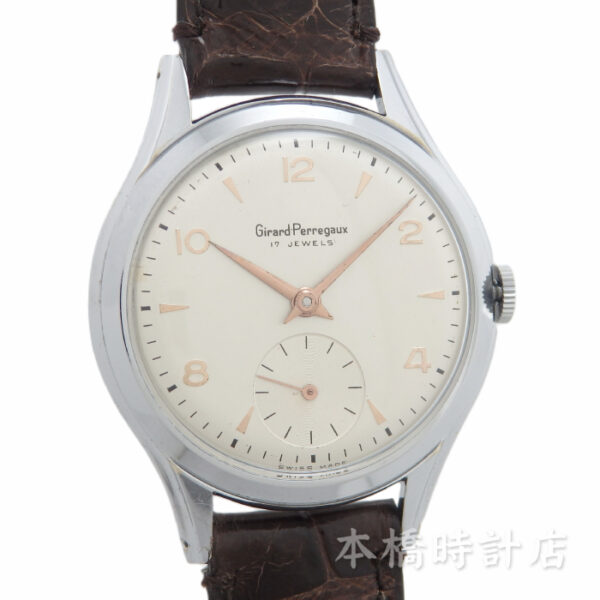 GP　ジラールペルゴ　GIRARD PERREGAUX 手巻　スモセコ　Cal.03BE - 画像 (2)