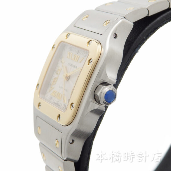 K18/SS　カルティエ　CARTIER サントスガルベSM  SANTOS GALBEE 20周年記念 - 画像 (4)