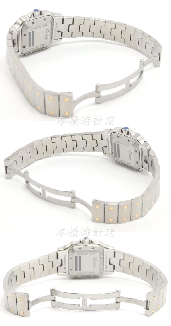 K18/SS　カルティエ　CARTIER サントスガルベSM  SANTOS GALBEE 20周年記念 - 画像 (9)