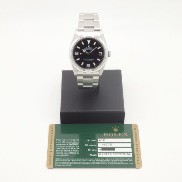 ROLEX ロレックス　エクスプローラーⅠ　114270 V番 - 画像 (12)