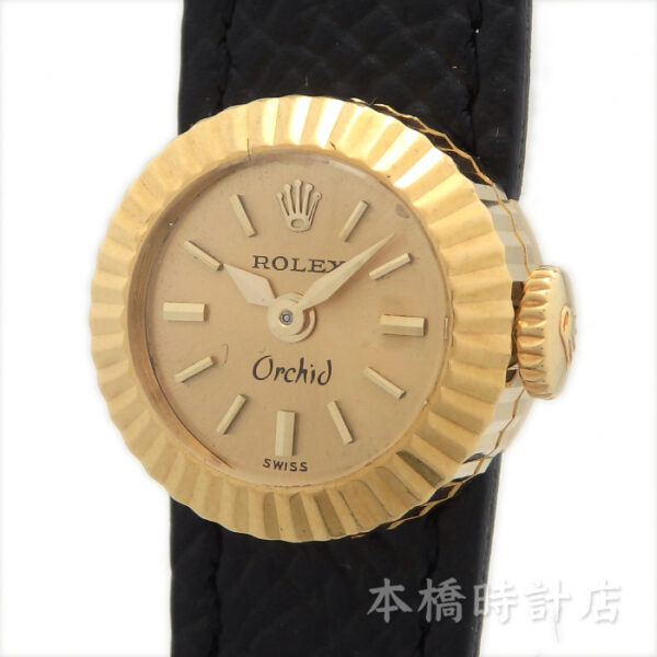 ROLEX 　ロレックス　カメレオン　オーキッド　 2059/8  K18  シャンパン　12番