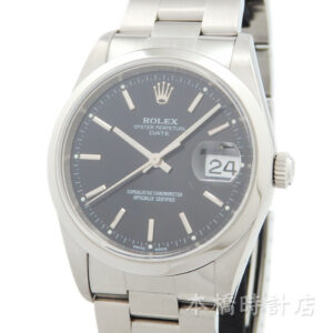 ROLEX ロレックス　15200　オイスターパーペチュアルデイト　ブラック　黒　D番