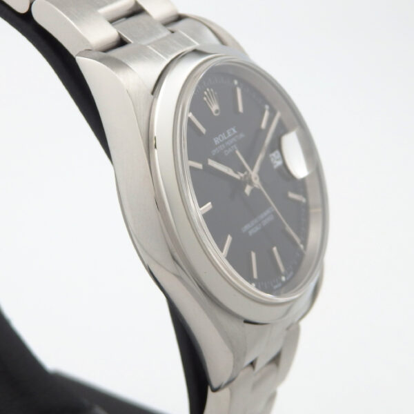 ROLEX ロレックス　15200　オイスターパーペチュアルデイト　ブラック　黒　D番 - 画像 (5)