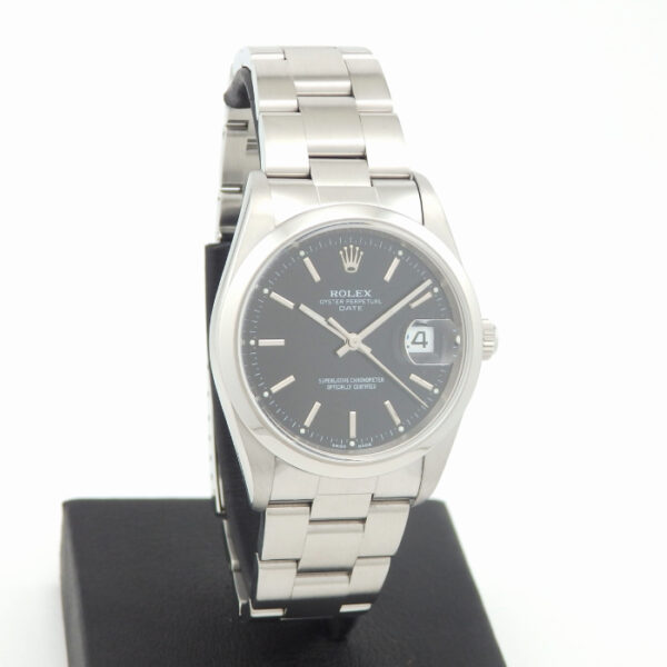 ROLEX ロレックス　15200　オイスターパーペチュアルデイト　ブラック　黒　D番 - 画像 (7)