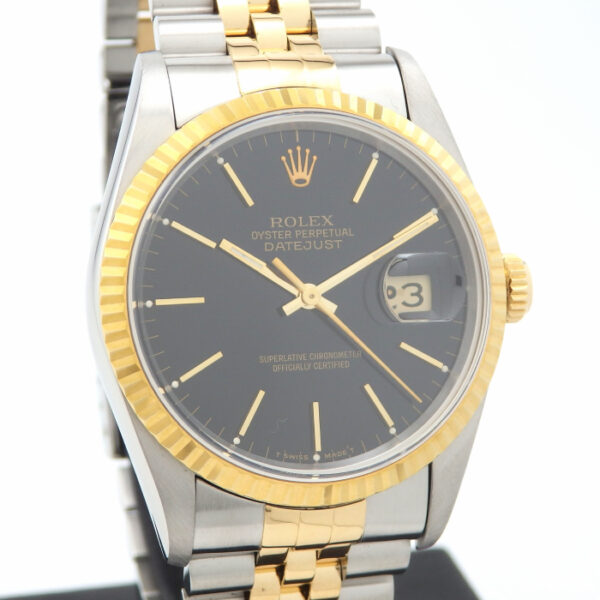 ROLEX ロレックス　デイトジャスト　16233 ブラック　S番 - 画像 (3)