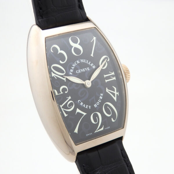 フランクミュラー FRANCK MULLER 5850CH 　クレイジーアワー　K18WG - 画像 (3)