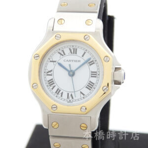 カルティエ　CARTIER  サントス　オクタゴン　レディース　自動巻き　1980年代