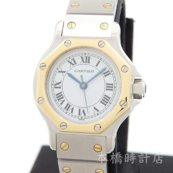 カルティエ　CARTIER  サントス　オクタゴン　レディース　自動巻き　1980年代