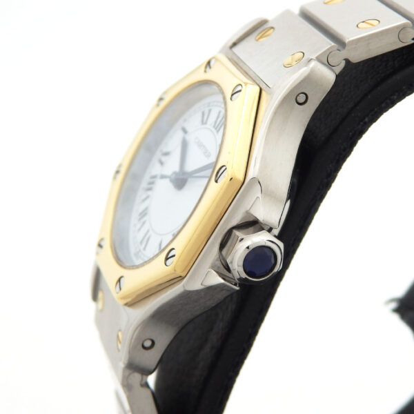 カルティエ　CARTIER  サントス　オクタゴン　レディース　自動巻き　1980年代 - 画像 (4)