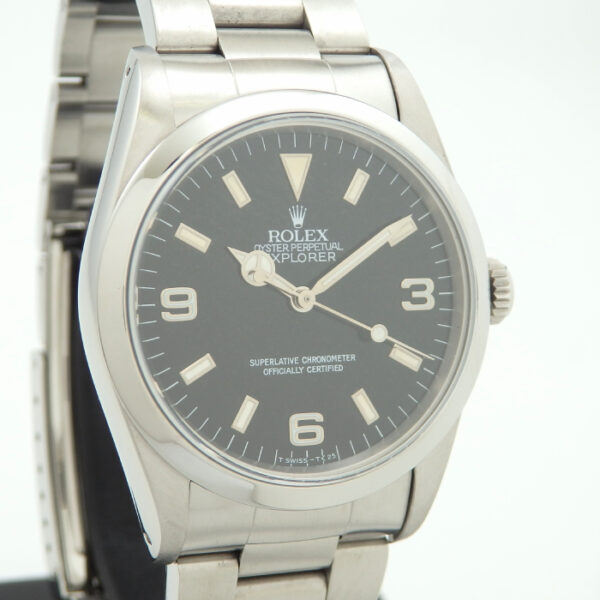 ロレックス　ROLEX 14270　E番　エクスプローラーⅠ　メンズ　ブラック　ステンレススティール　自動巻き - 画像 (3)