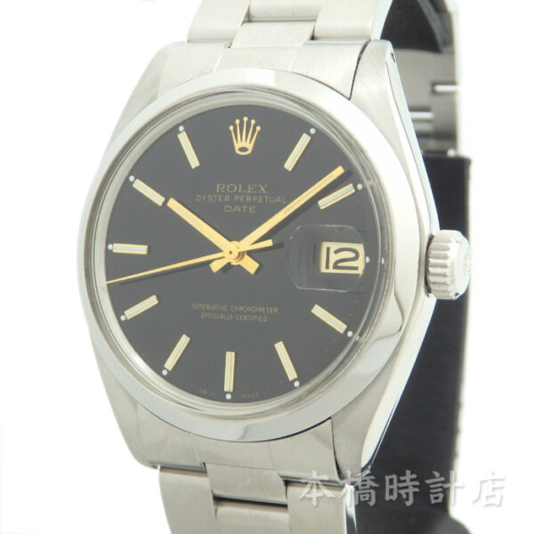 ロレックス　ROLEX  パーペチュアルデイト　1500  62番　ブラック　自動巻き - 画像 (2)