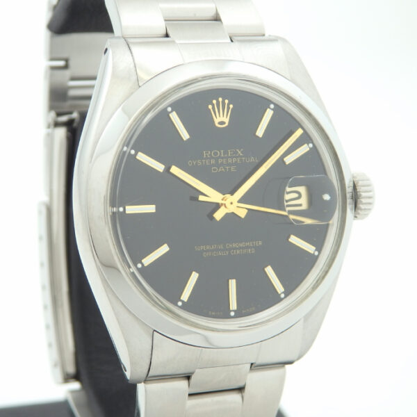 ロレックス　ROLEX  パーペチュアルデイト　1500  62番　ブラック　自動巻き - 画像 (3)