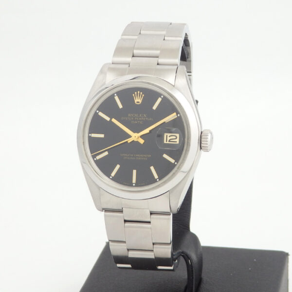 ロレックス　ROLEX  パーペチュアルデイト　1500  62番　ブラック　自動巻き - 画像 (6)