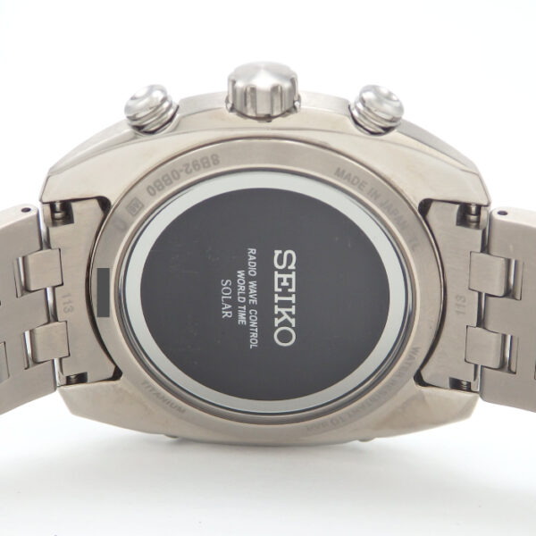 SEIKO セイコー　アストロン　クロノグラフ　SBXY027 ソーラー電波　チタン - 画像 (11)