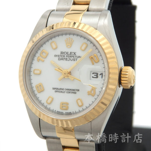 ロレックス　ROLEX  デイトジャスト　69173  ホワイト　U番　自動巻き - 画像 (2)