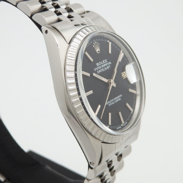 ロレックス　ROLEX  デイトジャスト　1603  メンズ　ブラック　黒 - 画像 (5)