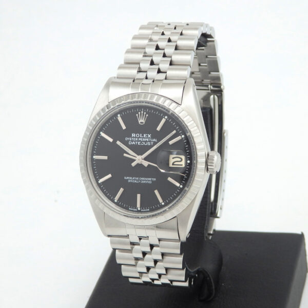 ロレックス　ROLEX  デイトジャスト　1603  メンズ　ブラック　黒 - 画像 (6)