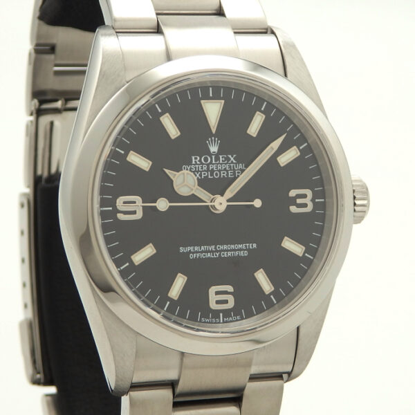ロレックス　ROLEX　114270　Y番　エクスプローラー1  メンズ　ブラック　自動巻き - 画像 (3)