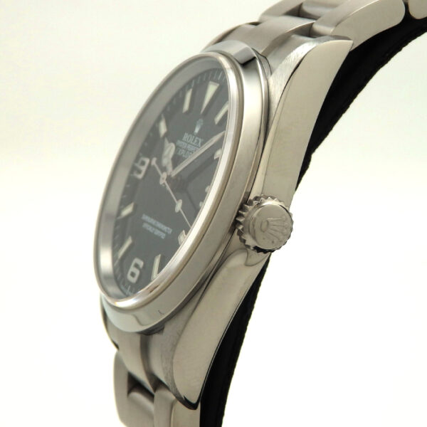 ロレックス　ROLEX　114270　Y番　エクスプローラー1  メンズ　ブラック　自動巻き - 画像 (4)