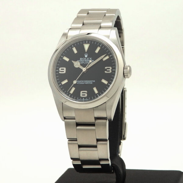 ロレックス　ROLEX　114270　Y番　エクスプローラー1  メンズ　ブラック　自動巻き - 画像 (6)