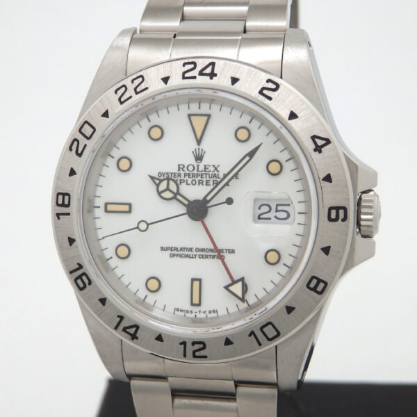 ロレックス　ROLEX  16570  エクスプローラーⅡ　E番　白