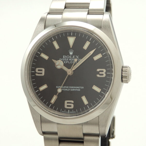 ロレックス　ROLEX　114270　Y番　エクスプローラー1  メンズ　ブラック　自動巻き