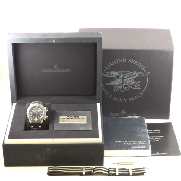 JAEGER-LECOULTRE　マスター コンプレッサー ダイビング アラーム ネイビーシールズ Q183T170 160.T.96 - 画像 (13)