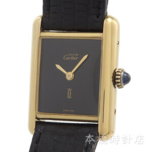 SV　CARTIER　マストタンクSM　オニキス文字盤