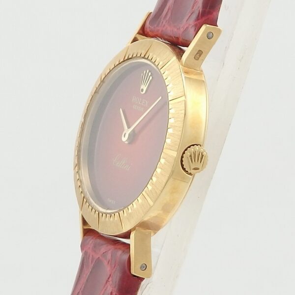 K18YG　ROLEX　チェリーニ　ブラウングラデーション4081 - 画像 (4)