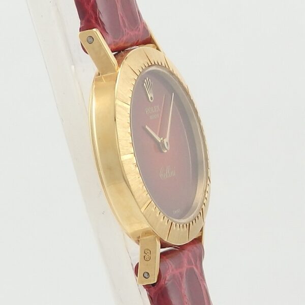 K18YG　ROLEX　チェリーニ　ブラウングラデーション4081 - 画像 (5)