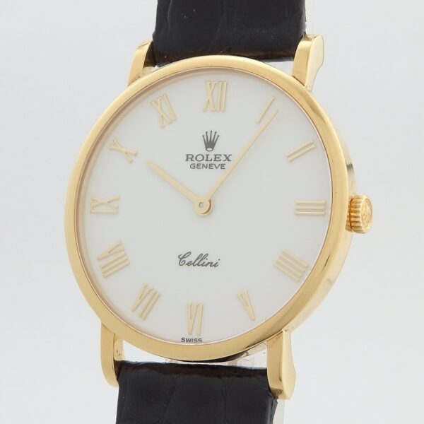 K18YG　ROLEX　チェリーニ　5112　W番　Cal.1602 - 画像 (2)