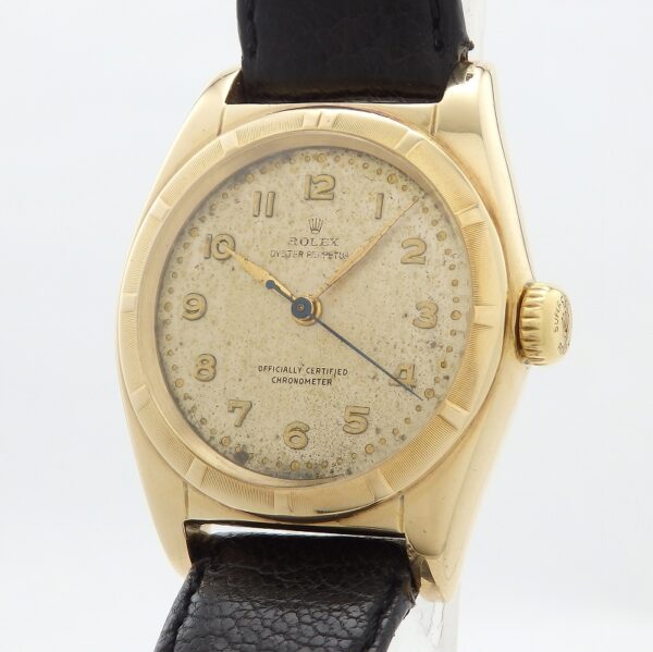 K14YG　ROLEX　バブルバック　6011　Cal.NA　1940年代 - 画像 (2)