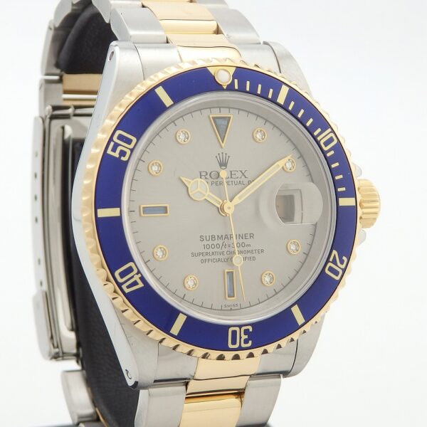K18YG/SS　ROLEX　16613SG　サブマリーナ　U番 - 画像 (3)